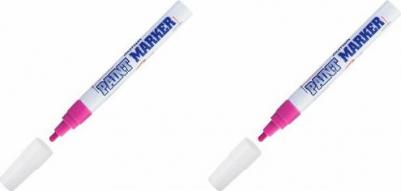Маркер-краска розовая, 4мм, нитро-основа, PM-10 – фото 13