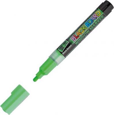 Маркер меловой "Black Board Marker" зеленый, 3мм, водная основа, 12 шт. в упаковке