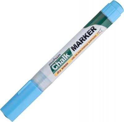 Маркер меловой Chalk Marker голубой, 3мм, спиртовая основа, пакет, CM-02 – фото 14