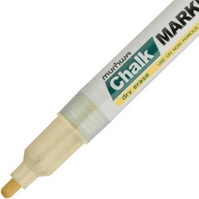 Маркер меловой CM-08 желтый (толщина линии 3 мм) – фото 9