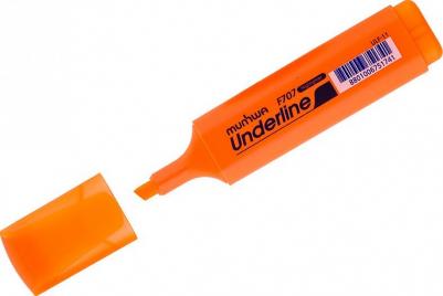 Текстовыделитель "UnderLine" оранжевый, 1-5мм – фото 4