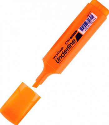 Текстовыделитель "UnderLine" оранжевый, 1-5мм