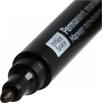 Маркер перманентный 352144 черный 1 и 3 мм, 2 шт – фото 2