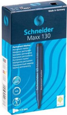 Маркер перманентный "Maxx 130", ЧЕРНЫЙ, круглый наконечник, 1-3 мм, 113001 – фото 1