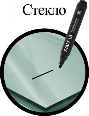 Маркер перманентный "Basic Budget PM-125", ЧЕРНЫЙ, круглый наконечник 3 мм, 152174 – фото 7