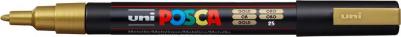 Маркер акриловый Posca PC-3M золотистый пулевидный наконечник – фото 6