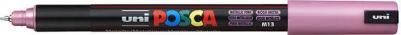 Маркер POSCA PC-1MR, розовый металлик, 0.7 мм, игольчатый наконечник – фото 2