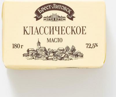 Масло сладко-сливочное 72.5% 180г – фото 1