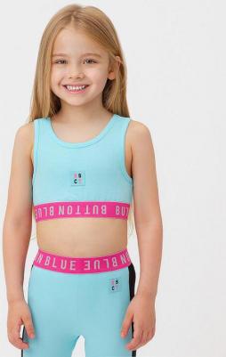 Комплект топ, майка 123BBGA58011800 голубой, 116 – фото 3