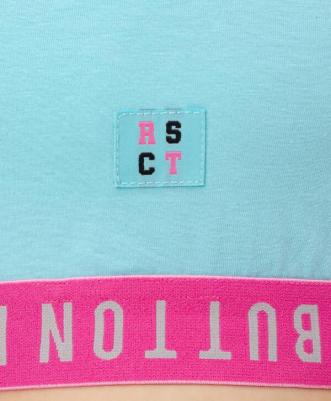 Комплект топ, майка 123BBGA58011800 голубой, 158 – фото 4