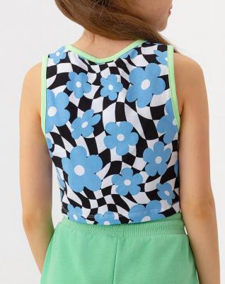 Топ детский 123BBGJC10010013, голубой, 158 – фото 1