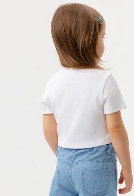 Топ детский 123BBGMC10030200, белый, 128 – фото 1