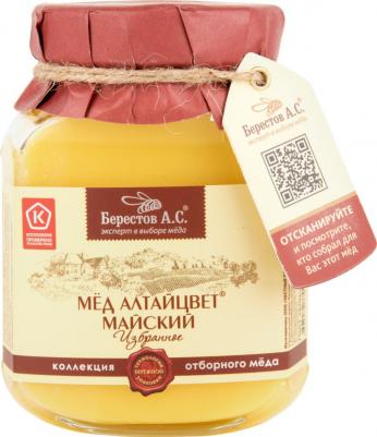 Мед алтайцвет майский натуральный цветочный 500 г – фото 10