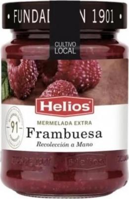 Конфитюр Extra малиновый стеклянная банка 340 г