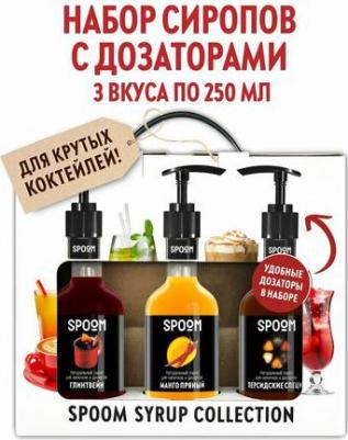 Набор сиропов для кофе Глинтвейн, Манго пряный, Персидские специи, 3 шт по 250 мл – фото 1