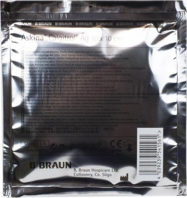 Askina Calgitrol Ag / Аскина Калгитроль Аг - повязка альгинатная с содержанием серебра, 10х10 см