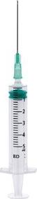 Шприц BD Emerald 3х-компонентный 5 мл 0,8x40 мм. 10 шт. зеленый – фото 2