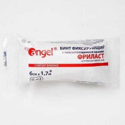 Angel бинт фиксирующий Фриласт, 1.7м х 6 см, 1 шт – фото 1