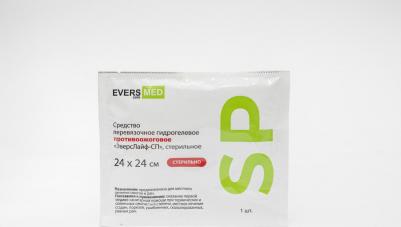 Средство перевязочное гидрогелевое стерильное противоожоговое ЭверсЛайф-СП Evers Life 24см х 24см