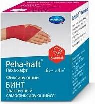 Бинт Peha-haft самофиксирующийся без латекса красный 4 м х 10 см – фото 6