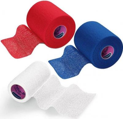 Бинт Peha-haft самофиксирующийся эластичный синий 4 м х 6 см – фото 6