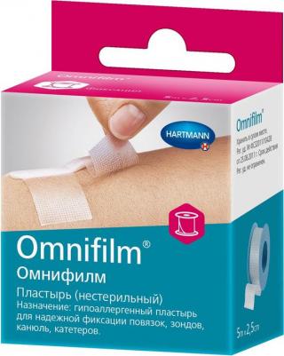Пластырь Omnifilm фиксирующий влагостойкий прозрачный для чувствительной кожи 2,5 см х 5 м – фото 5