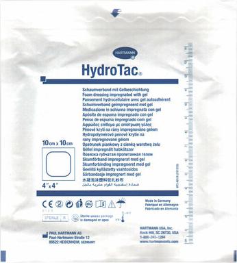 Повязки губчатые HydroTac с гидрогелем 10х10 (10 штук в упаковке) – фото 2