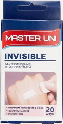 Набор пластырей 20 шт. INVISIBLE невидимый, на прозрачной полимерной основе, коробка с европодвесом, 0108-007 – фото 6
