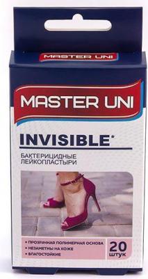 Набор пластырей 20 шт. INVISIBLE невидимый, на прозрачной полимерной основе, коробка с европодвесом, 0108-007 – фото 7