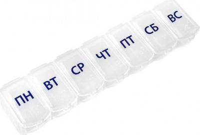 Таблетница на одну неделю, 1 шт