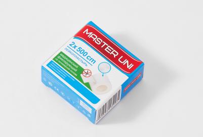 универсальный Пластырь фиксирующий 2x500 см полимерная основа – фото 9