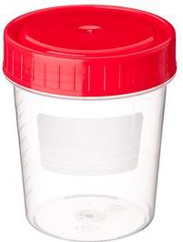 Контейнер д/сбора биомат. стерил. 120мл с крышкой – фото 1