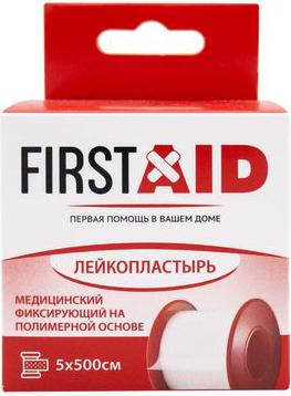 Ферстэйд пластырь медицинский фиксирующий на полимерной основе 5х500см – фото 1