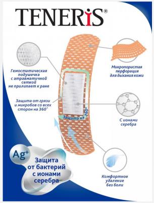 Лейкопластырь Sensitive бактерицидный с ионами серебра на нетканой основе, 20 шт – фото 8