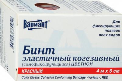 Бинт самофиксирующийся 6х400 см красный – фото 5
