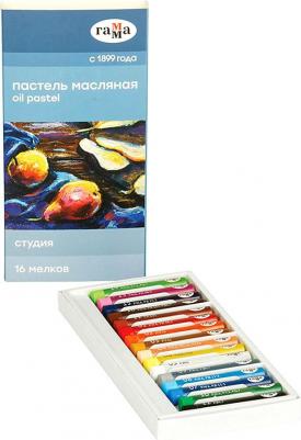 Пастель масляная "Студия", 16 цветов, круглое сечение, картонная упаковка, 160320206 – фото 10