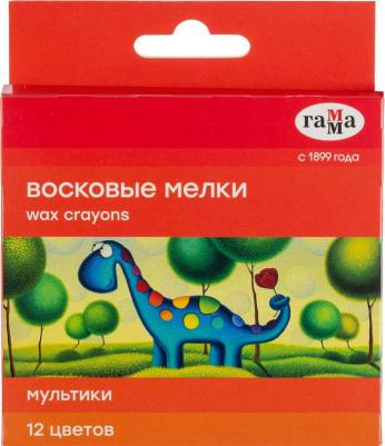 Восковые мелки "Мультики", 12 цветов, 8х90 мм, круглые, 2131018_01_29 – фото 18