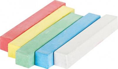 Набор цветных мелков асфальтовых "Енот в Австралии", 25 штук, 5 цветов, пластиковое ведро – фото 5