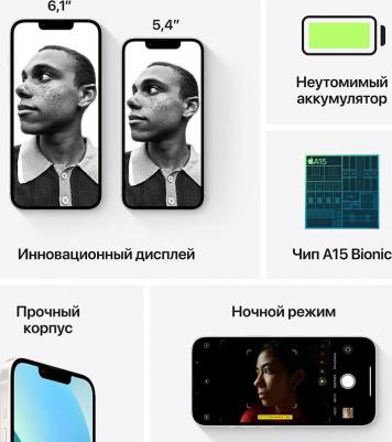 iPhone 13 mini 128Gb, Starlight – фото 17