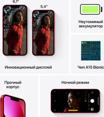 iPhone 13 mini 512Gb, (PRODUCT)RED – фото 6