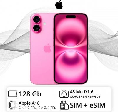 iPhone 16 128Gb, Pink – фото 13