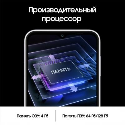 Galaxy A14 4/128Gb, серебряный – фото 6