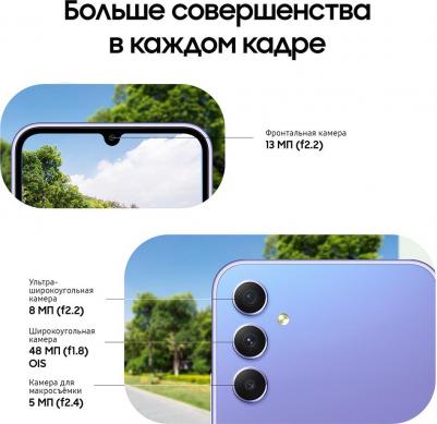 Galaxy A34 6/128Gb, лавандовый – фото 5