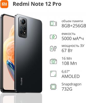 Redmi Note 12 Pro 8/128Gb, Glacier Blue – фото 13