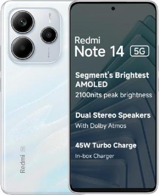 Redmi Note 14 5G 8/256Gb, Star White – фото 2