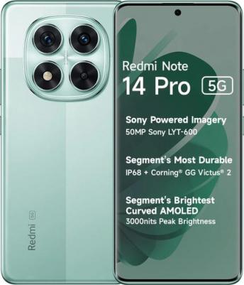 Redmi Note 14 Pro 5G 8/128Gb, Coral Green