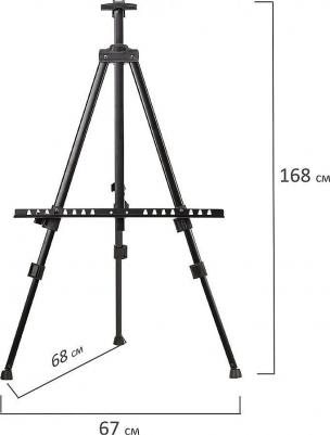 Мольберт-тренога металлический переносной 4606224355436 – фото 8