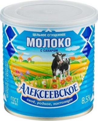 Сгущенка "Алексеевская" с сахаром 8.5%, 380 г – фото 3