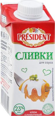 Крем сливочный Сливки для соуса 23% 200г – фото 1