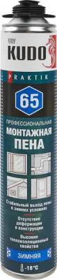 Пена монтажная профессиональная Praktik 65 зимняя 1000 мл